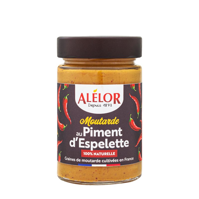 Moutarde Au Piment D Espelette Naturelle La Boutique Des Condiments